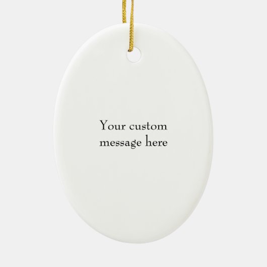 Violin & Bow Classical Music Persoonlijk zwart Keramisch Ornament (Achterkant)