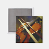 Violin & Bow Close-up 1 Magneet (Voorkant / Achterkant)