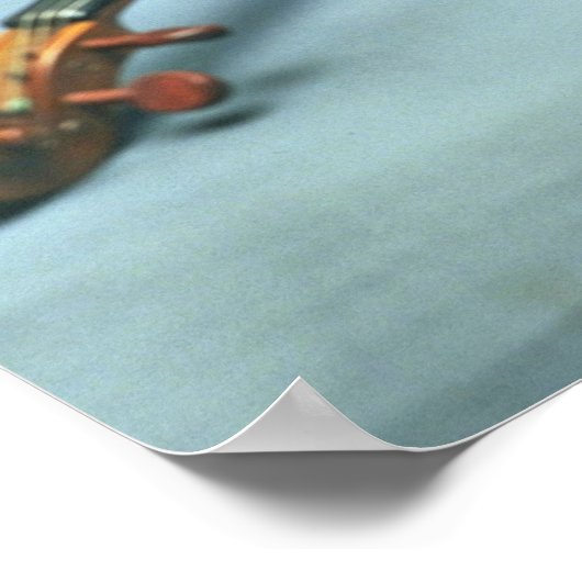 Violin & bow poster (Hoek)
