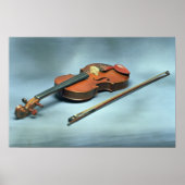 Violin & bow poster (Voorkant)