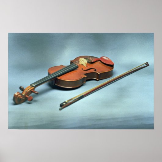 Violin & bow poster (Voorkant)