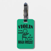 Violin, Brain Freeze Bagagelabel (Achterkant verticaal)