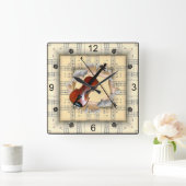 Violin ~ Breaking through Strange Sheet Music ~ Vierkante Klok (Huis)