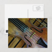 Violin Briefkaart (Voorkant / Achterkant)