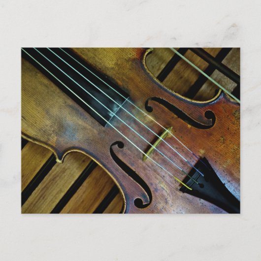 Violin Briefkaart (Voorkant)
