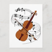 Violin Briefkaart (Voorkant)