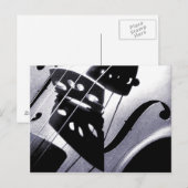 Violin Briefkaart (Voorkant / Achterkant)