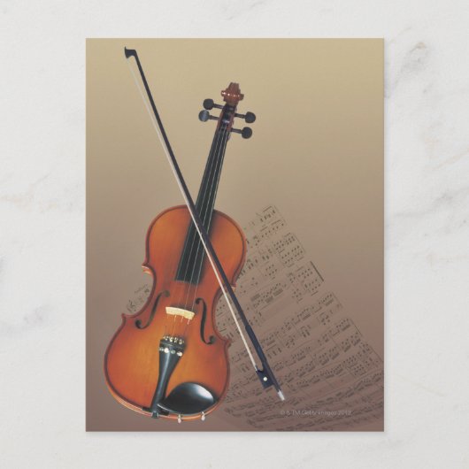 Violin Briefkaart (Voorkant)