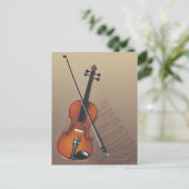 Violin Briefkaart (Staand voorkant)