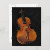 Violin Briefkaart (Voorkant / Achterkant)
