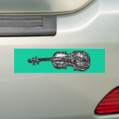 Violin Bumpersticker (Op auto)