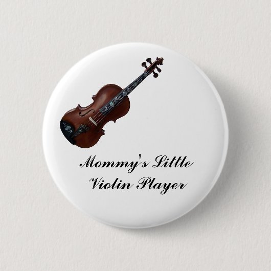 VIOLIN-BUTTON RONDE BUTTON 5,7 CM (Voorkant)