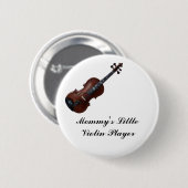 VIOLIN-BUTTON RONDE BUTTON 5,7 CM (Voorkant /achterkant)