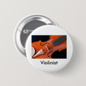 Violin Button voor de serieuze muzikant (Voorkant /achterkant)