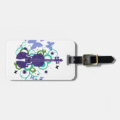 Violin Cadeau-Bagage Label-Ad Uw Eigen Naam Bagagelabel (Voorkant horizontaal)