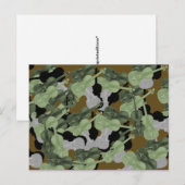 Violin Camouflage Pattern Briefkaart (Voorkant / Achterkant)