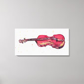 Violin Canvas Afdruk (Voorkant)