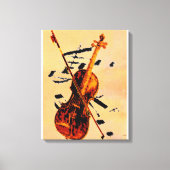 Violin Canvas afdrukken (Voorkant)