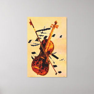 Violin Canvas afdrukken
