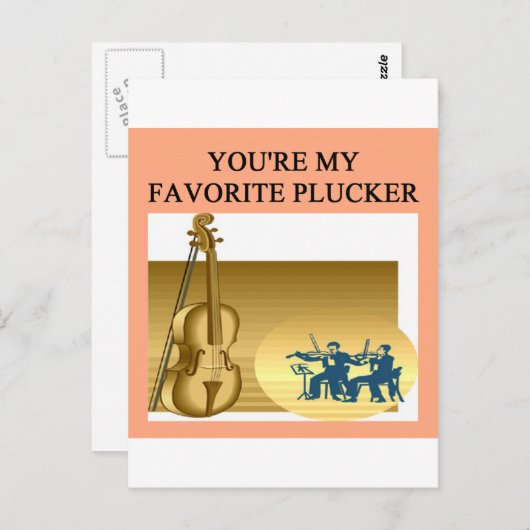 violin cello viola player geeft t-shirts briefkaart (Voorkant / Achterkant)