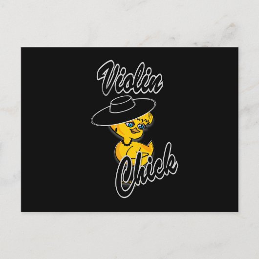 Violin Chick #4 Briefkaart (Voorkant)