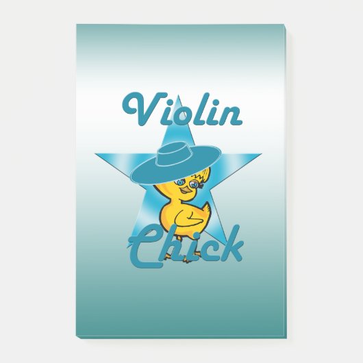 Violin Chick #7 Post-it® Notes (Voorkant)