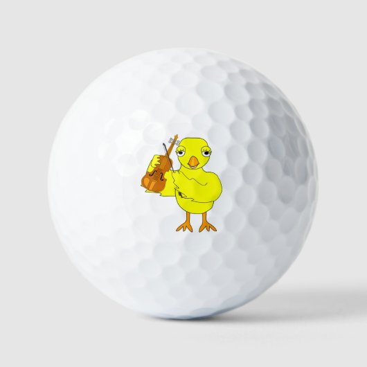 Violin Chick Golfballen (Voorkant)