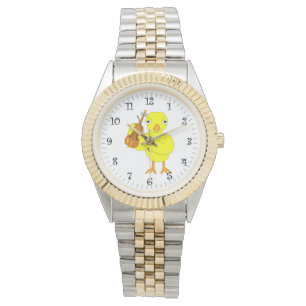 Violin Chick Horloge