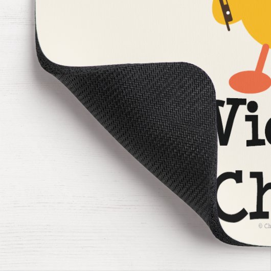 Violin Chick Mousepad Muismat (Hoek)