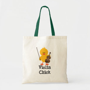 Violin Chick Music Bag Tote Bag