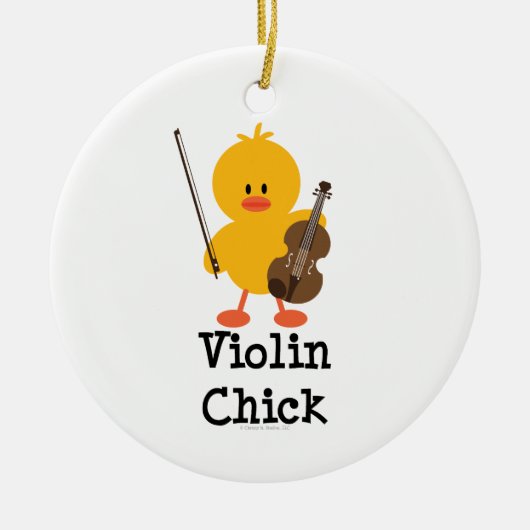 Violin Chick Ornament (Voorkant)