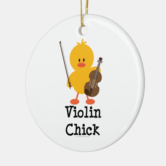 Violin Chick Ornament (Links)
