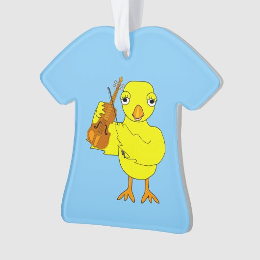 Violin Chick Ornament (voorkant)