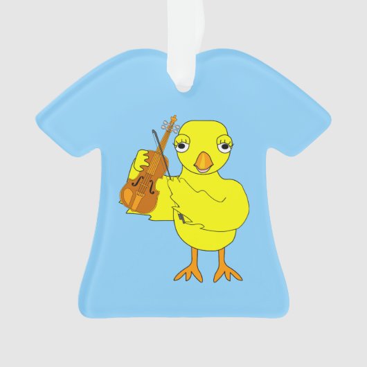 Violin Chick Ornament (voorkant)