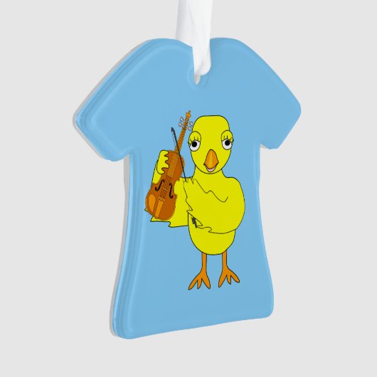 Violin Chick Ornament (voorkant)