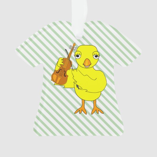 Violin Chick Ornament (voorkant)