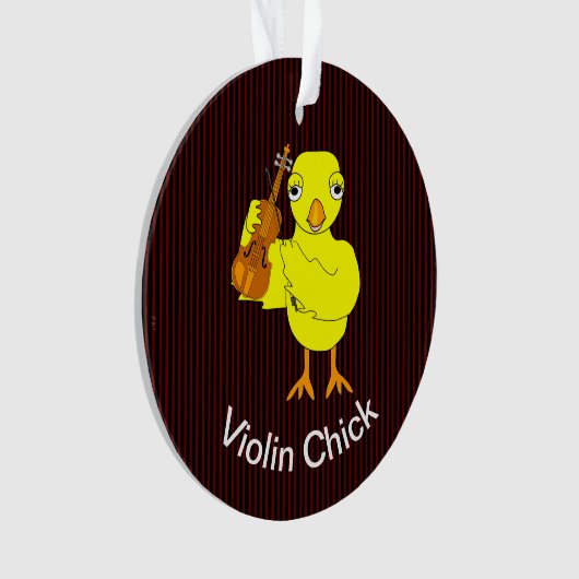 Violin Chick Ornament (voorkant)