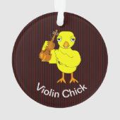 Violin Chick Ornament (achterkant)