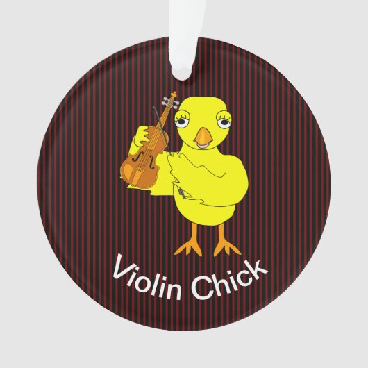 Violin Chick Ornament (voorkant)