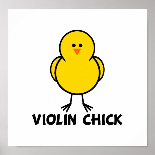 Violin Chick Poster (Voorkant)