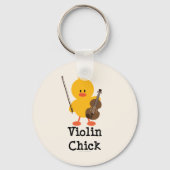 Violin Chick Sleutelhanger (Voorkant)