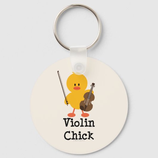 Violin Chick Sleutelhanger (Voorkant)