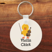 Violin Chick Sleutelhanger (Voorkant)