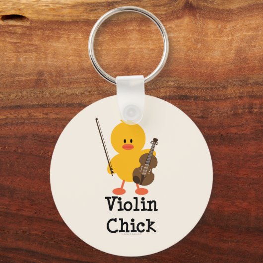 Violin Chick Sleutelhanger (Voorkant)