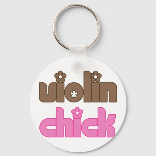 Violin Chick Sleutelhanger (Voorkant)