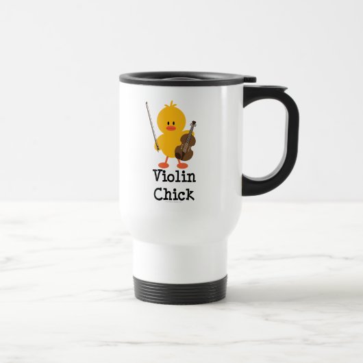 Violin Chick Travel Mug Reisbeker (Rechts)