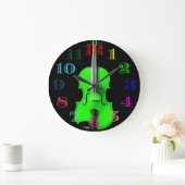 Violin Clock-ontwerp Grote Klok (Huis)