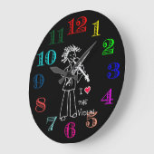 Violin Clock-ontwerp Grote Klok (Hoek)