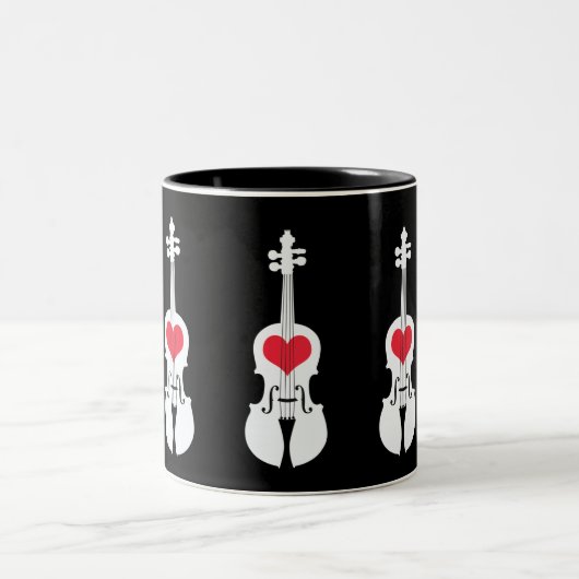 Violin Coffee Mok (Center)