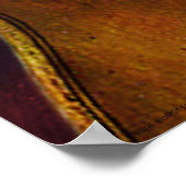 Violin Compositie afdrukken Poster (Hoek)